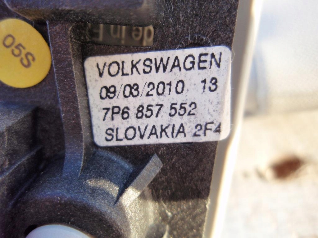 фото №4, Защита солнцезащитная правая 7p6857552 touareg 7p