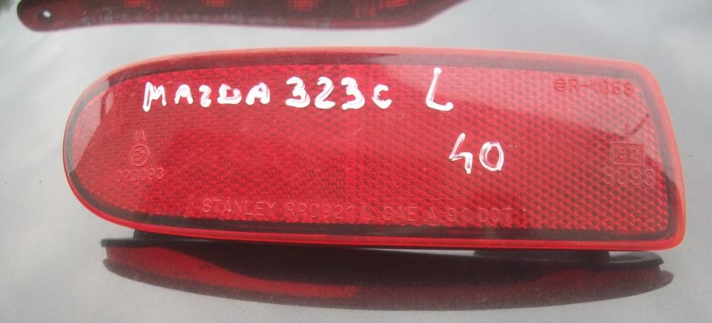 фото №1, Лампа w бампер ліва mazda 323c відбивач 323 c