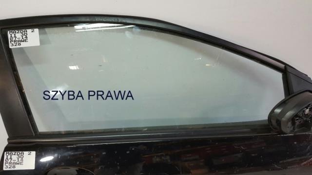 фото №1, Стекло дверь правая mazda2 mazda 2 3d 07-14