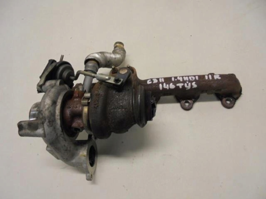 фото №1, Турбонагнітач турбіна citroen c3 ii 1.4 hdi