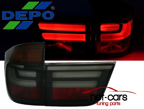 Купити Ліхтарі  задні bmw x5 e70 7-10 led неон lci wz рестайлінг  d