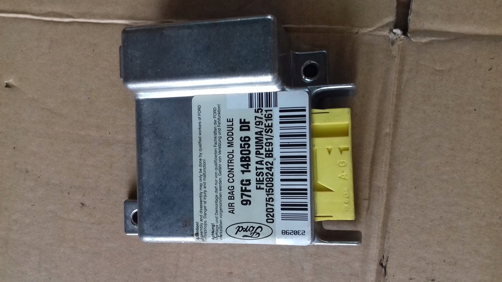 фото №1, Датчик модуль подушка безопасности ford fiesta mk4 97fg14b056df
