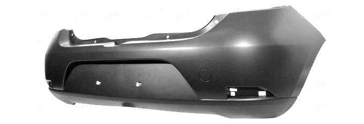 фото №1, Dacia sandero 12-17 бампер задній задня