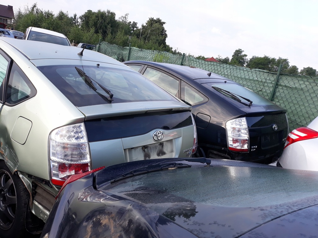 фото №12, Toyota prius ii крыша блок двигателя обшивка крыша