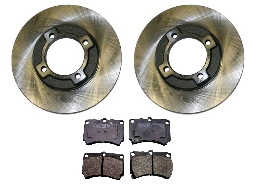 фото №1, Гальмівні диски гальмівні колодки kia pride 1990-2005 перед kpl