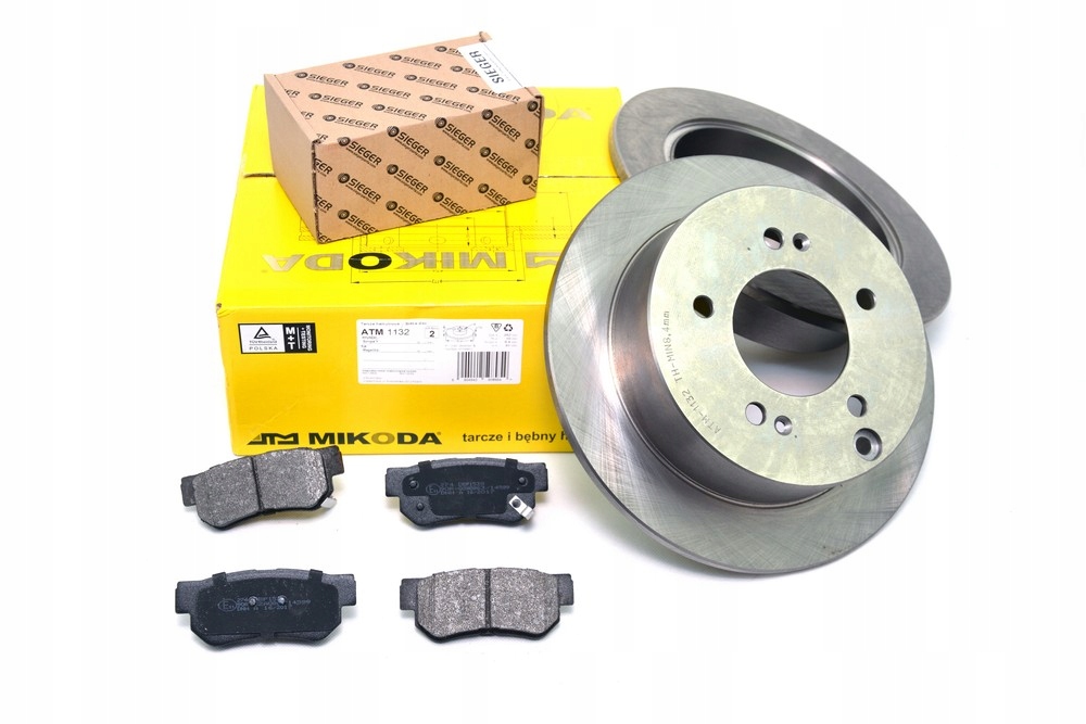 фото №1, Тормозные диски 262mm + тормозные колодки задняя kia sportage ii 04-10