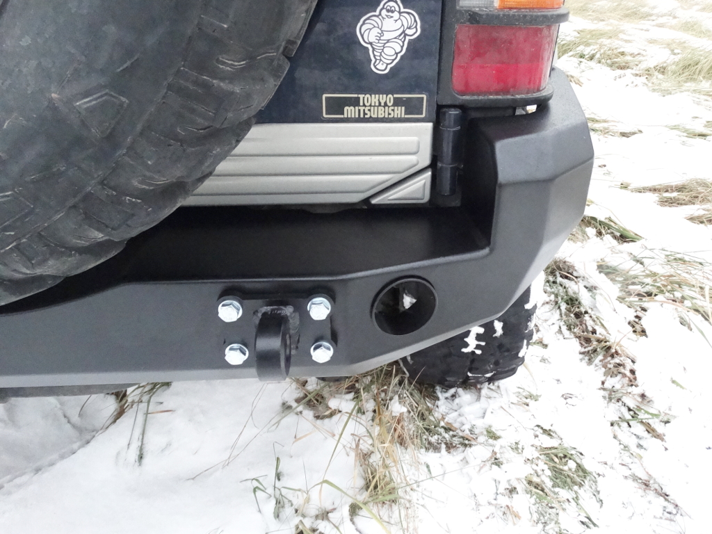 фото №13, Бампер задний mitsubishi pajero 2 стальной бесплатно