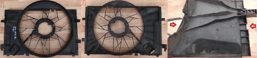 фото №1, Mercedes w203 c 1.8 компресор корпус вентилятора