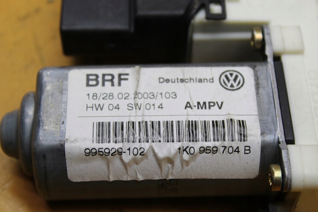 фото №8, Моторчик окон правый задняя vw touran 1k0959704b