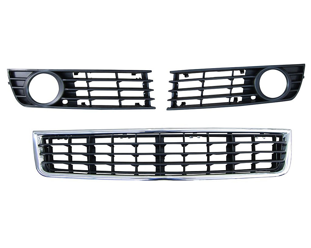 Купити Решітка радіатора решітка бампера l+p+ś kpl. audi a4 b6 00-04