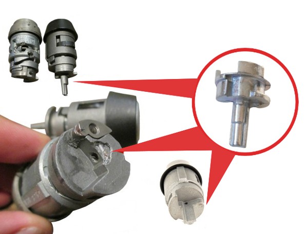 фото №6, Замок зажигания ключ вал do vw seat audi 4a1905855