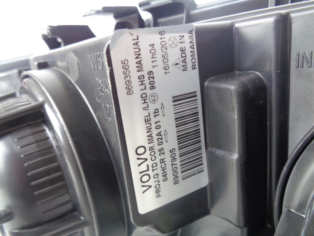 фото №7, Лампа левая фара volvo xc70 00-04