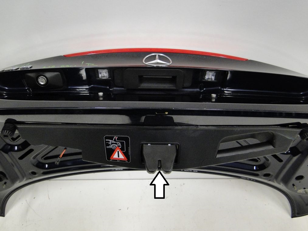 фото №2, Mercedes slk r172 замок w крышка задняя багажника