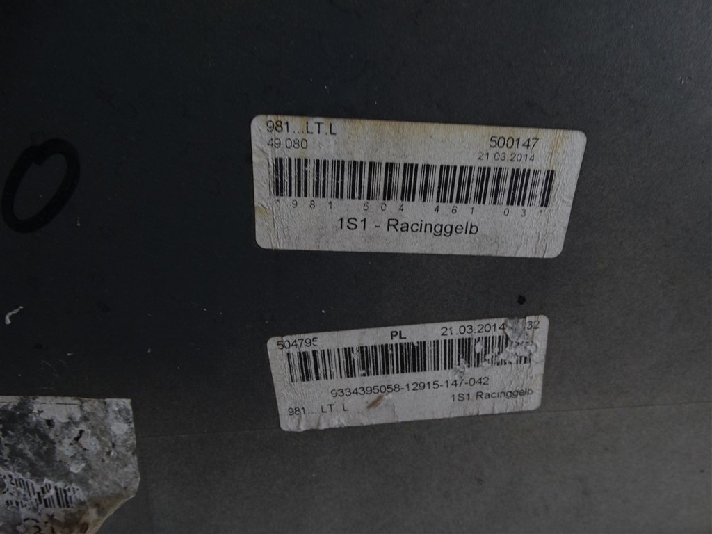 фото №9, Молдинг порог левая porsche cayman 981 po 2012