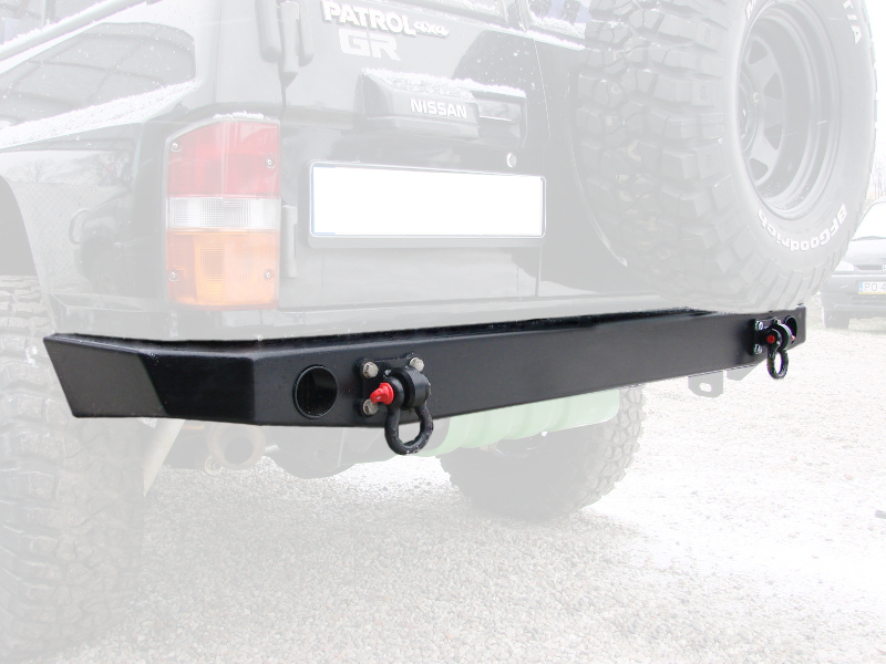 фото №12, Бампер задній задня nissan patrol gr y60 сталевий