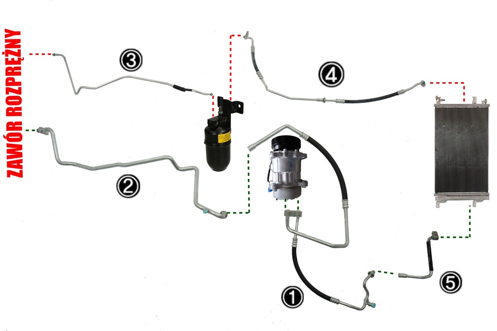 фото №5, Wąż трубка кондиціонера vw sharan 95-00r 7m1820729f