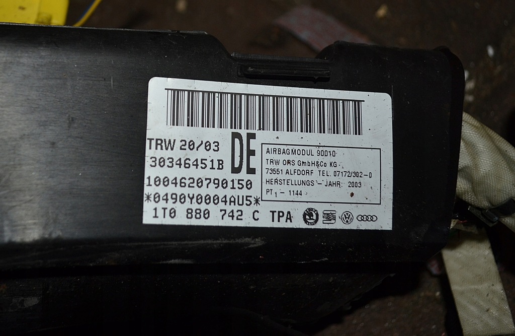 фото №5, Vw touran шторка безпеки бічна права 1t0880742c