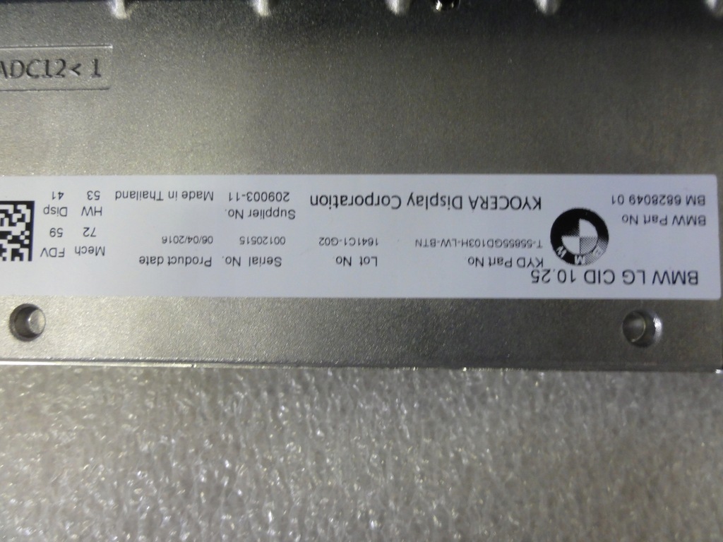 фото №4, Bmw 7 g11 g12 10,25 nbt evo навігація cid i-drive