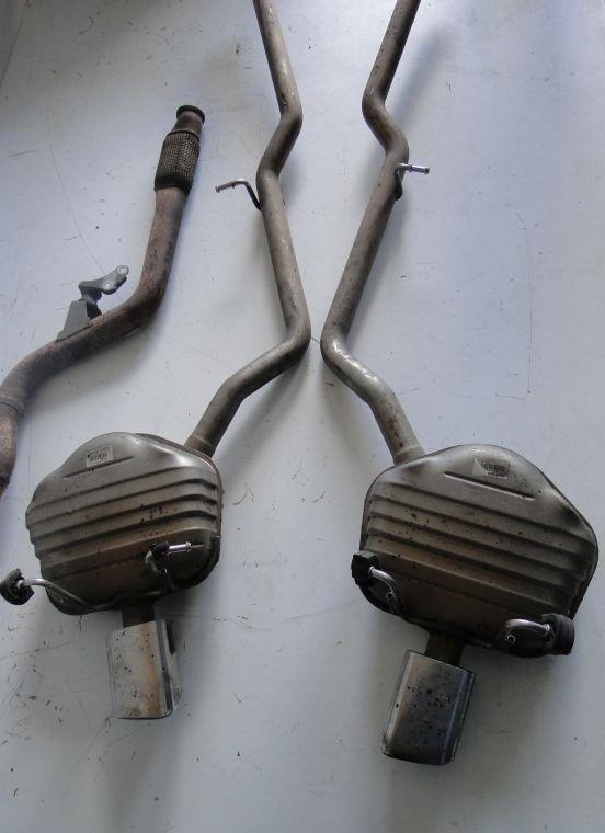 фото №9, Mercedes glk x204 вихлоп лівий правий з наконечник