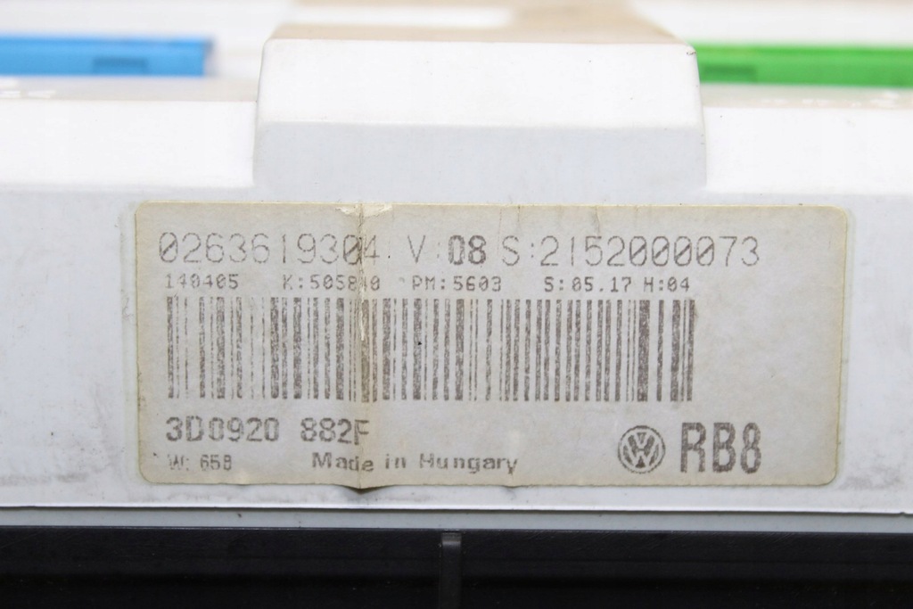 фото №7, Лічильник приладова панель vw phaeton 3.0 tdi 3d0920882f