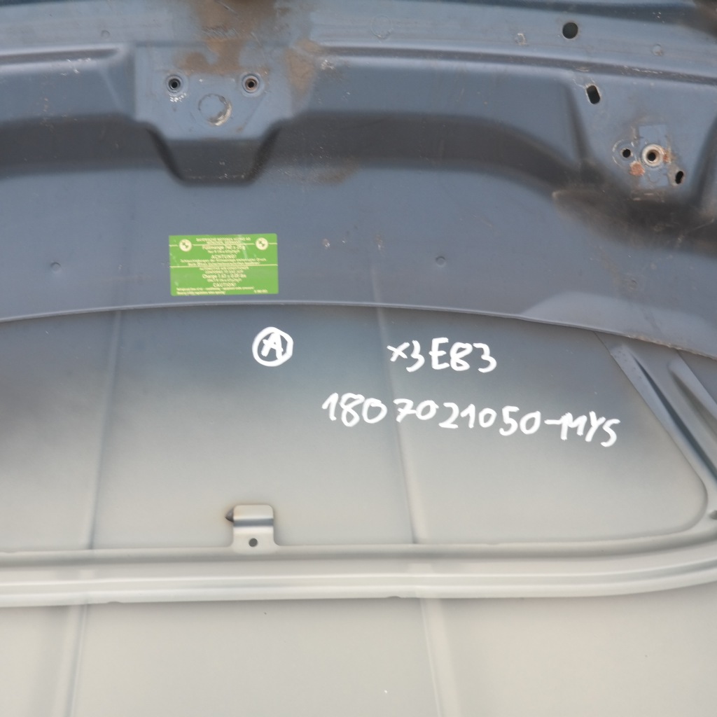 Bmw e83 x3 капот кришка двигуна mysticblau a07 Зі Шроту