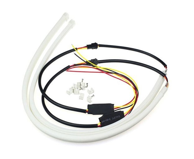 фото №10, Свет do движение dziennej drl led лента ремень мигающий поворотник 60cm