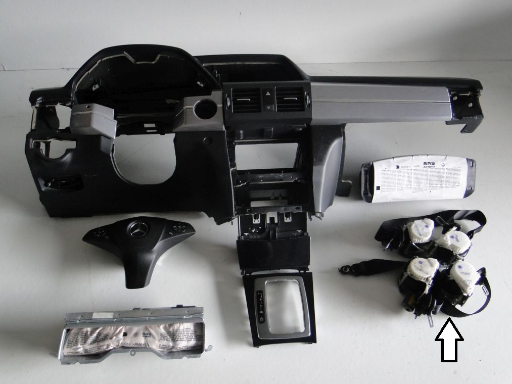 фото №2, Mercedes glk x204 204 ремені безпеки перед