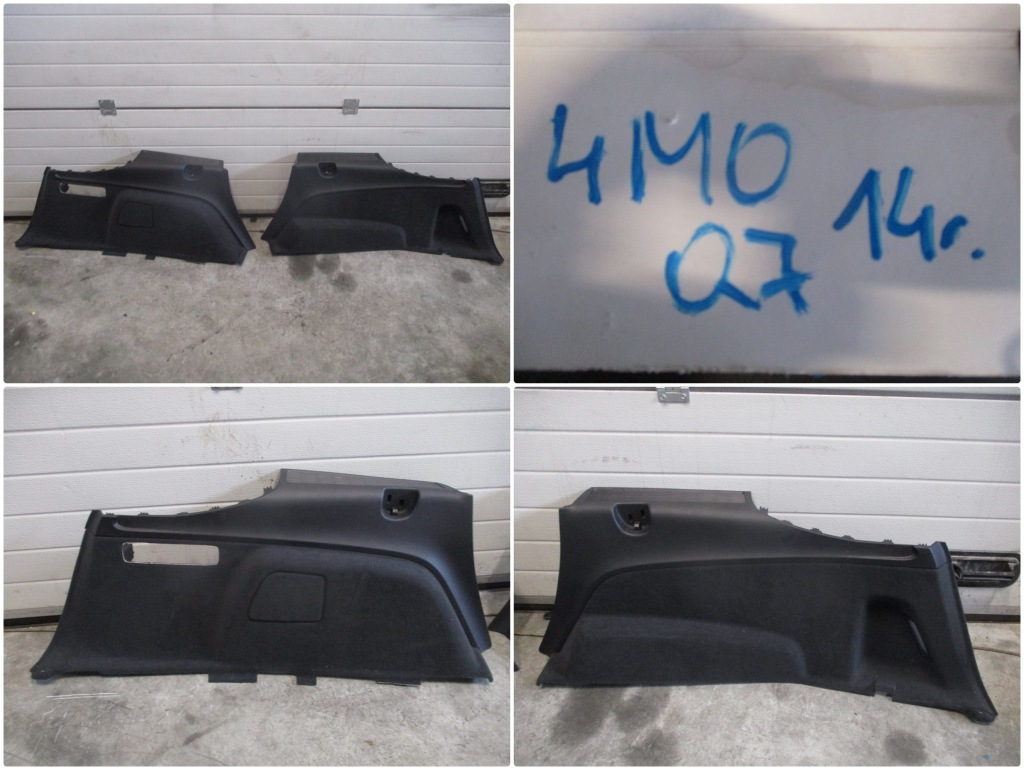 фото №1, Обивка багажника обшивка audi q7 4m0 14r