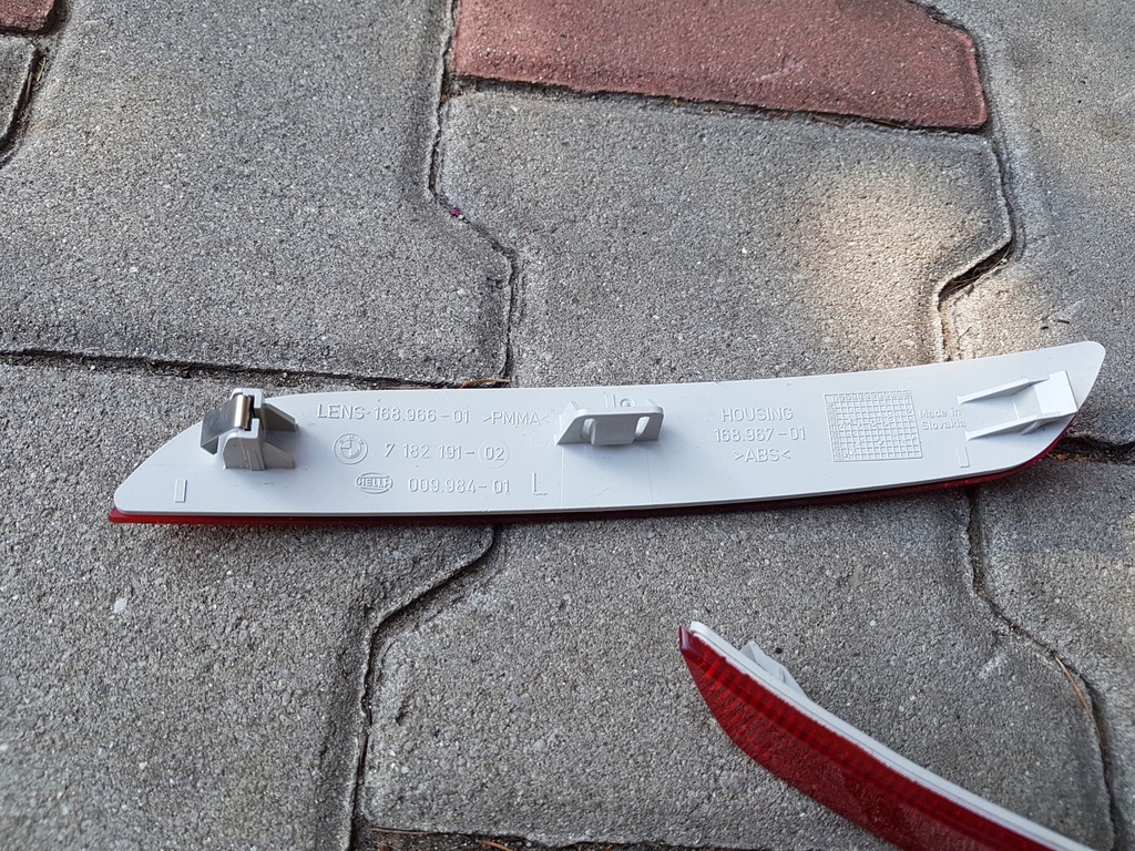 фото №4, Bmw f01 f02 f04 відбивач лівий задня 7182191 оригінал