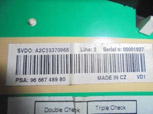 фото №3, Peugeot 207 счетчик приборы 9666748980