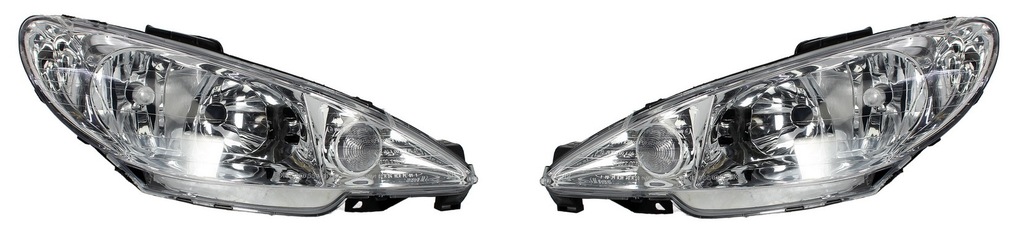фото №2, Фары peugeot 206 1998-2002 комплект l+r