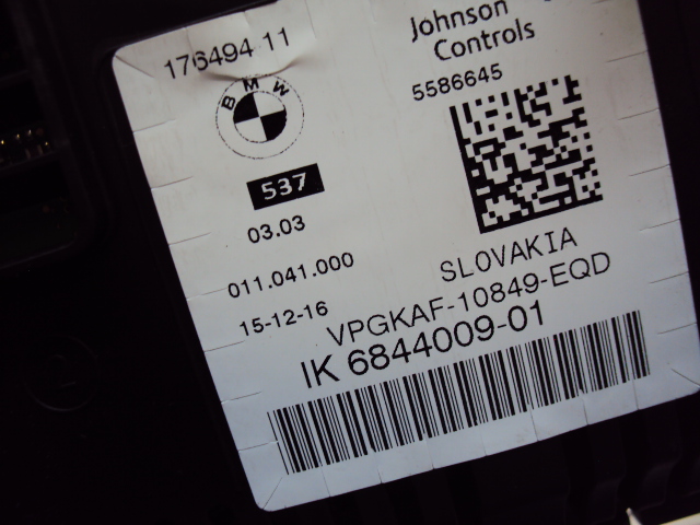 фото №7, Счетчик bmw 5 f10 f11 дизель 2010-2017 6844009