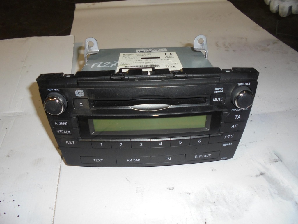 фото №1, Радио cd 86120-05140 toyota avensis t27 -доставка-