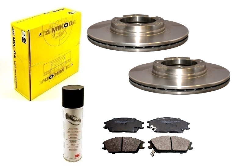 фото №1, Тормозные диски тормозные колодки hyundai accent i excel pony 1989-2000 перед kpl