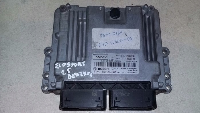 фото №1, Ford ecosport бензин авто бортовой компьютер fn15-12a650-db