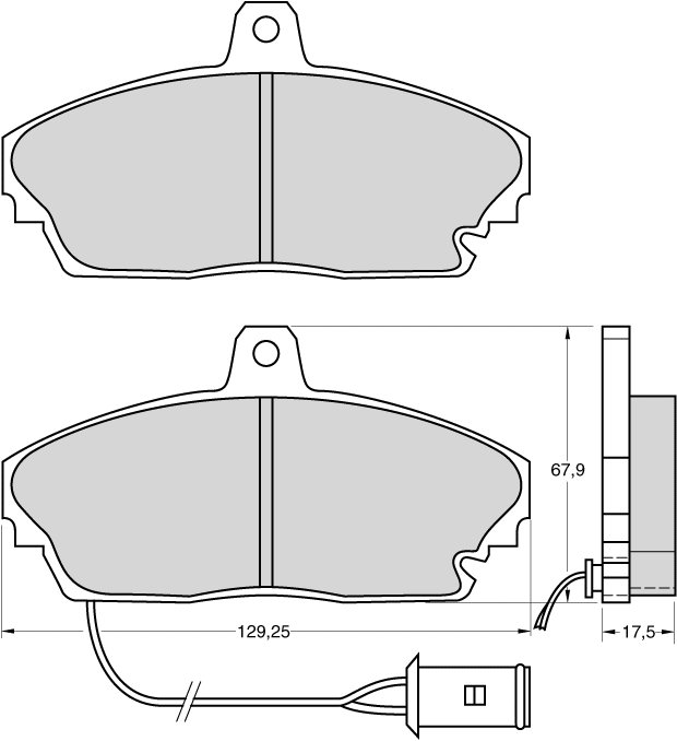 фото №1, Тормозные колодки тормозные honda legend - rover 820/825