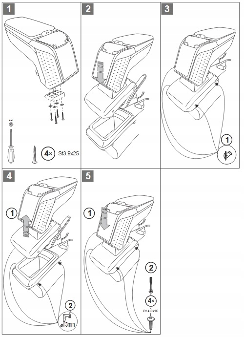 фото №8, Підлокітник armster ii fiat tipo od 2016r.