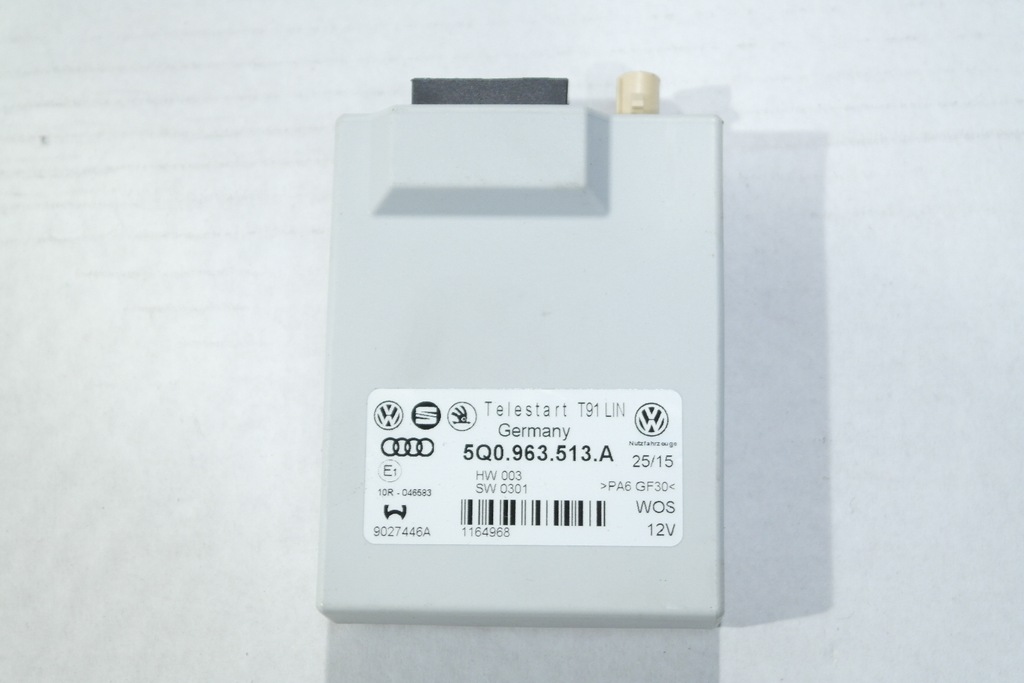 фото №1, Vw golf vii модуль telestart 5q0963513a