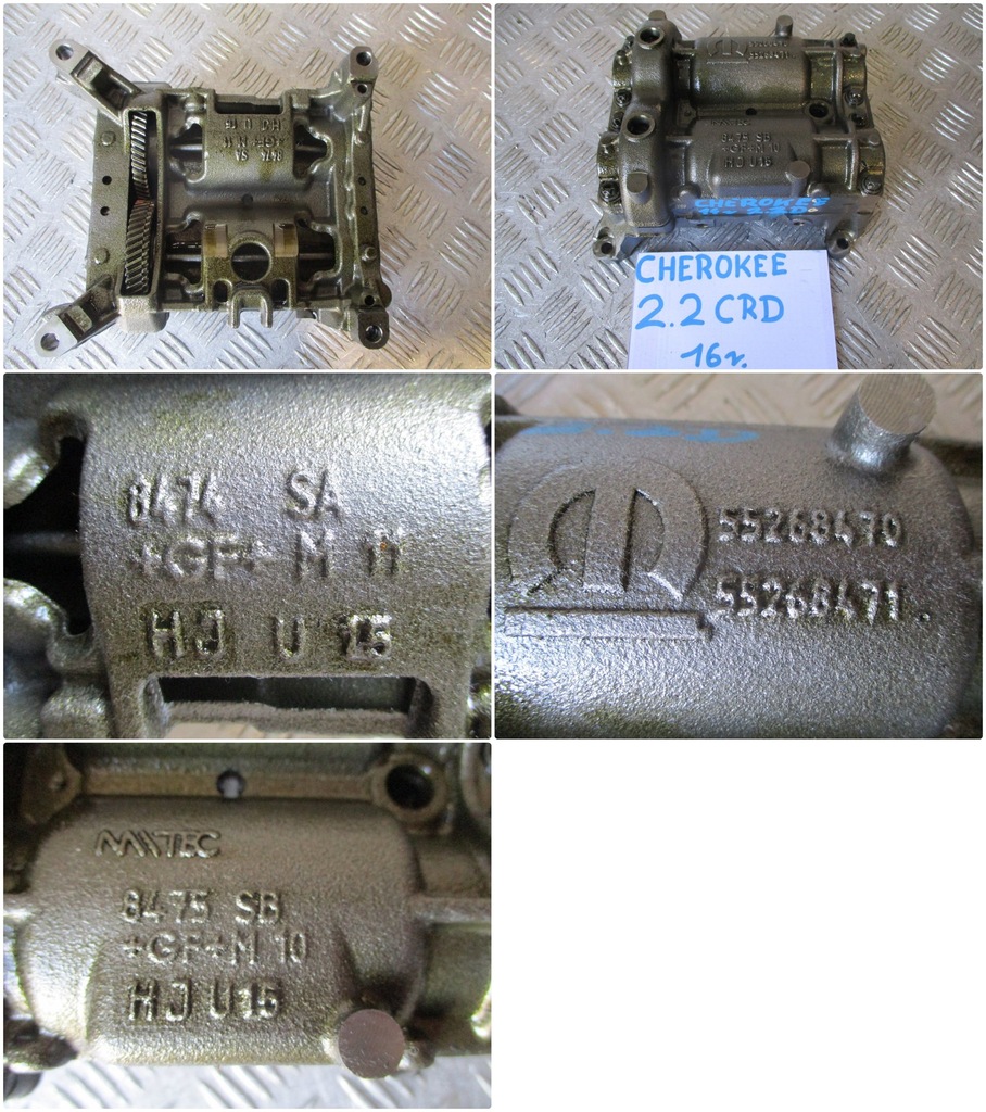 фото №1, Насос оливи маслоприймач jeep cherokee 2,2crd 16r