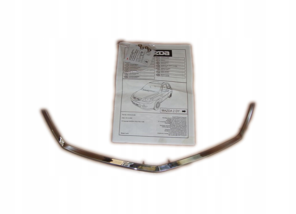 фото №1, Nowa оригінальна молдинг решітка решітка mazda 2 dy