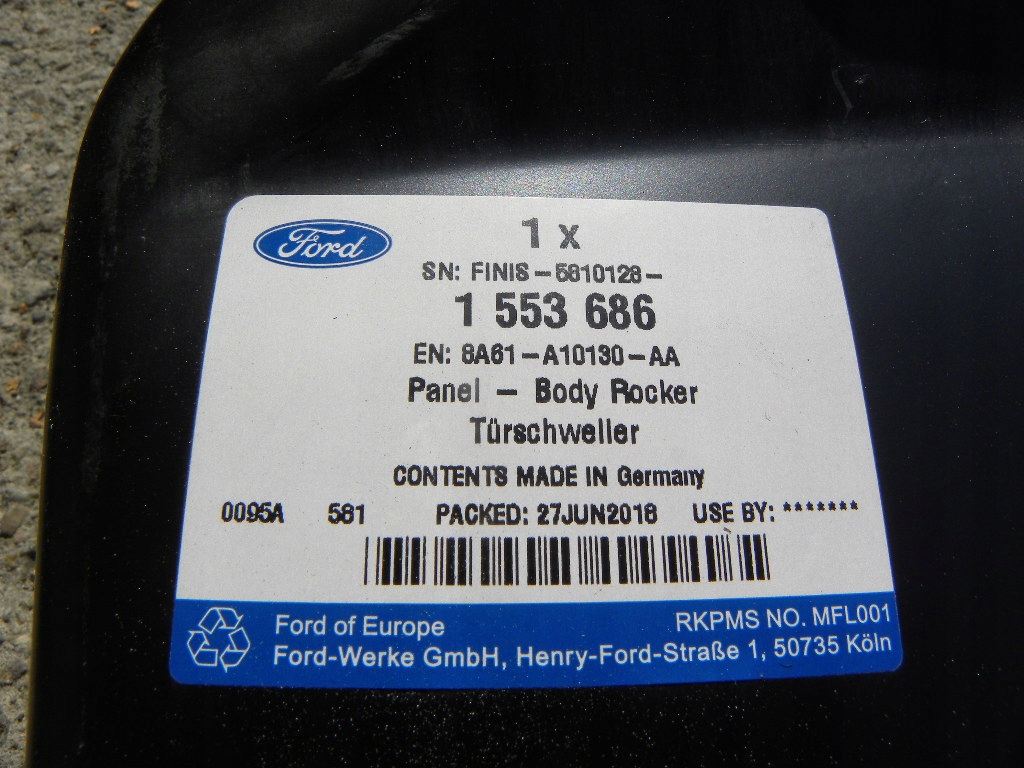 фото №2, Ford fiesta поріг права сторона